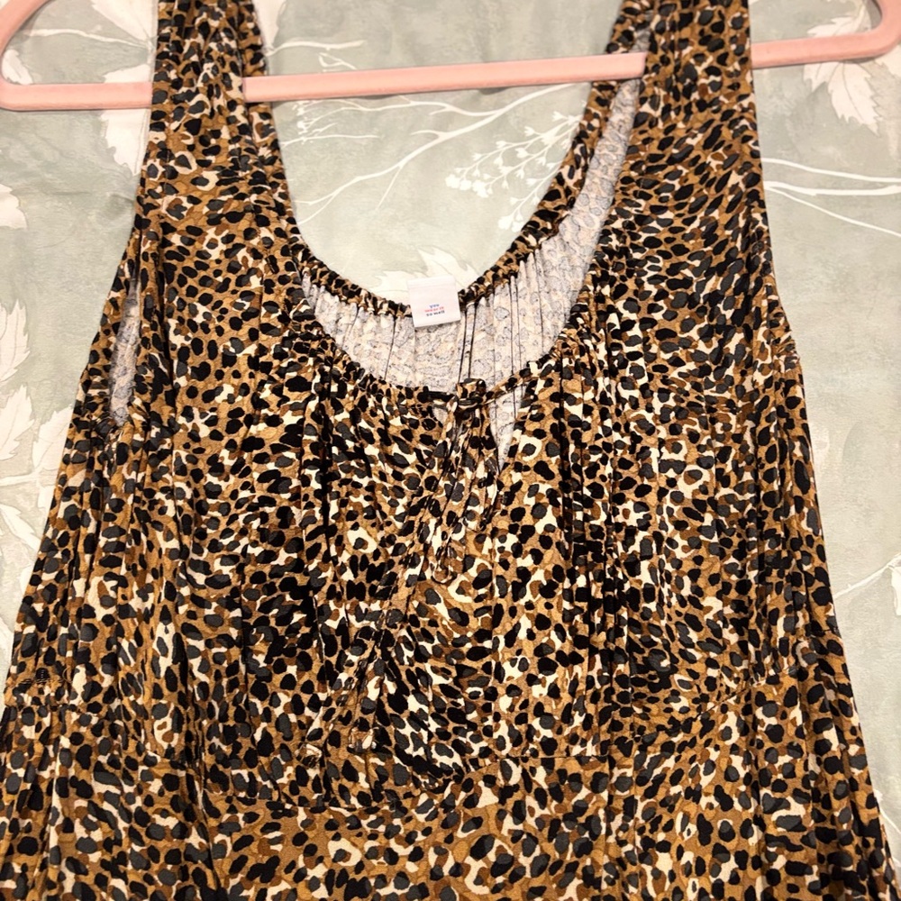 Old Navy Print Sleeveless Maxi Dress